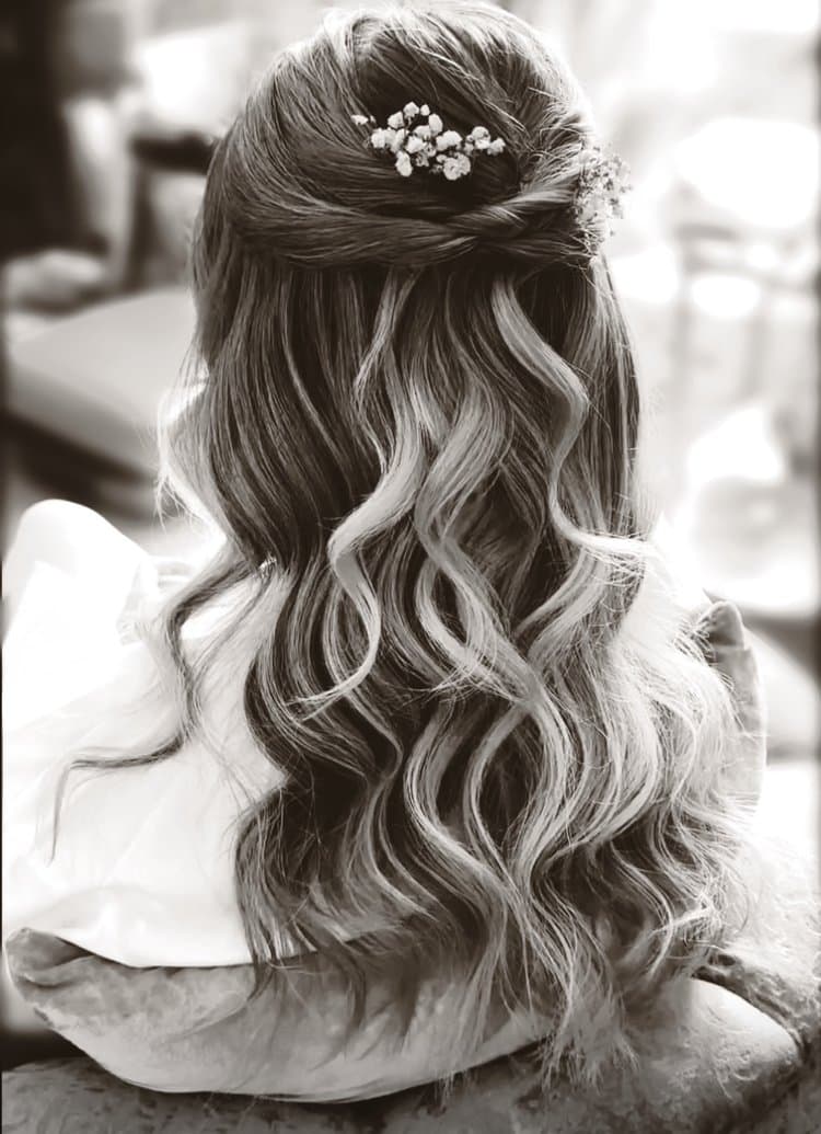 Boho Wavvy Wedding-Hair