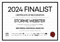 Storme Webster 2024 finalist